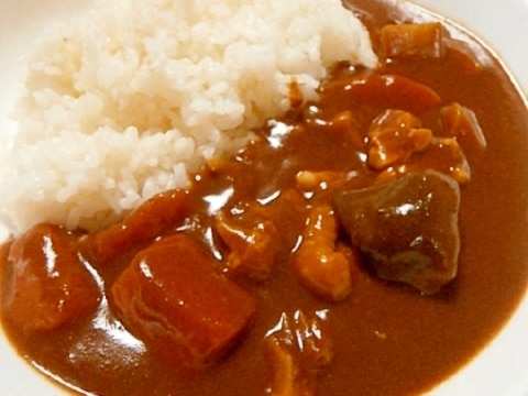 煮物の残り物で、生姜風味の和風カレー♪時短！